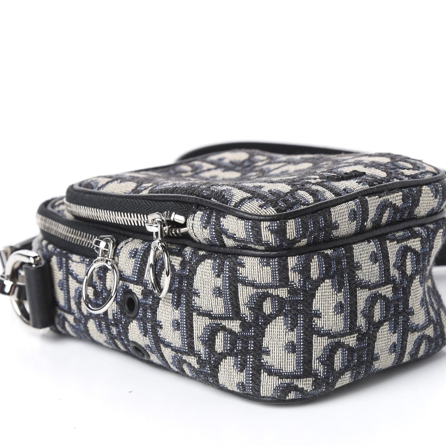 Oblique Crossbody Bag Blue