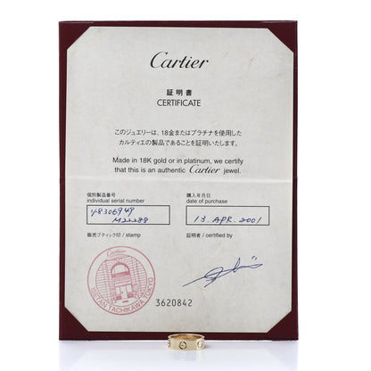 Cartier 18K Yellow Gold 5.5mm LOVE Ring 49 4.75 6 of 6