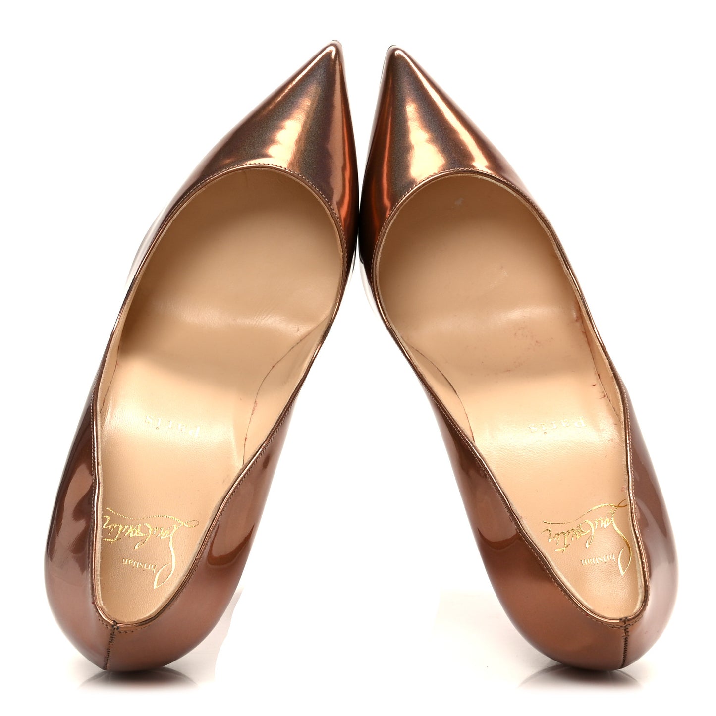 Metallic Pigalle Follies 100 Pumps 40 Bronze