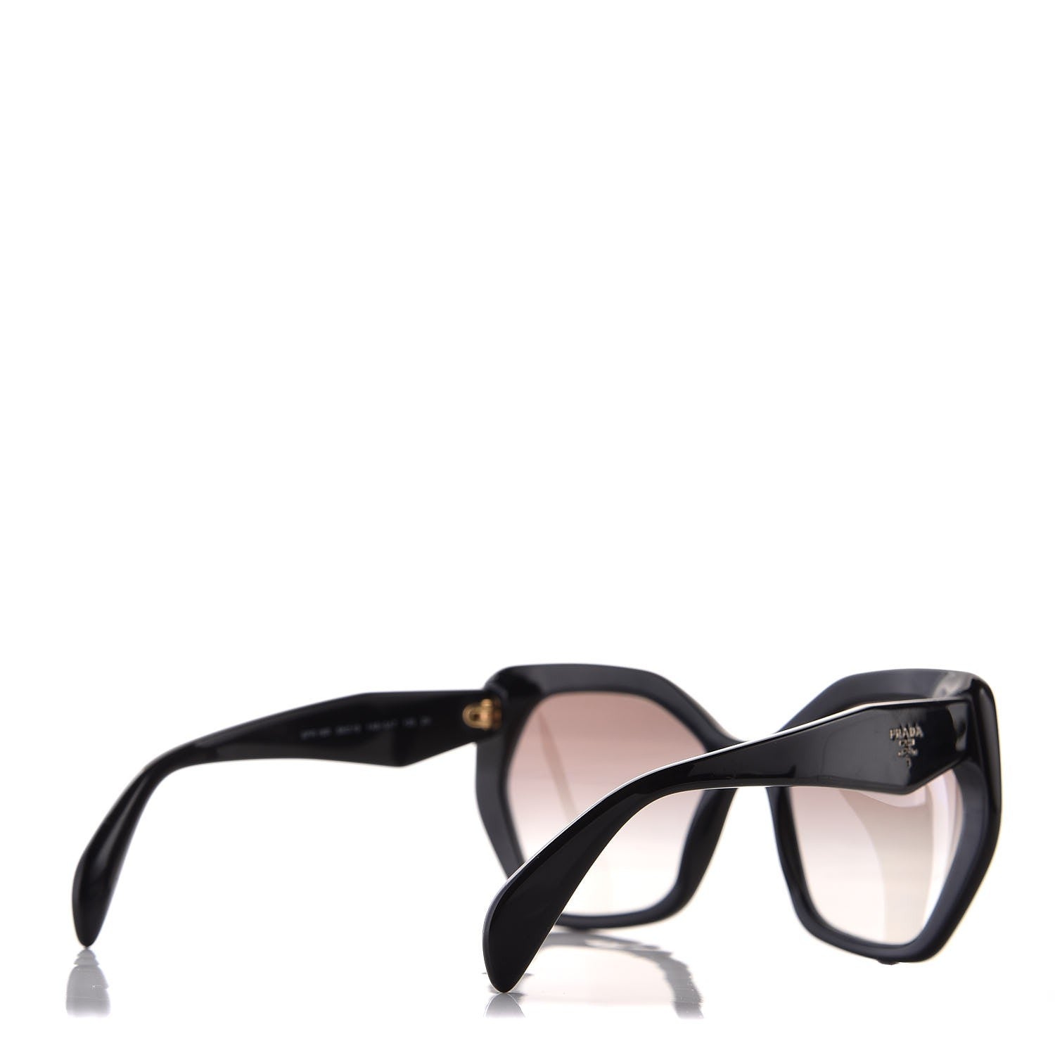 Prada Sunglasses SPR 16R Black 4 of 16