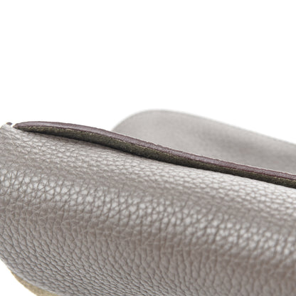 Hermes Taurillon Clemence Halzan 31 GM Etain 13 of 18