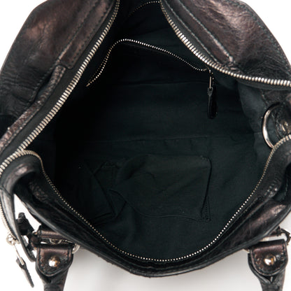 Balenciaga Agneau Giant 12 Silver Hardware Town Black 6 of 12