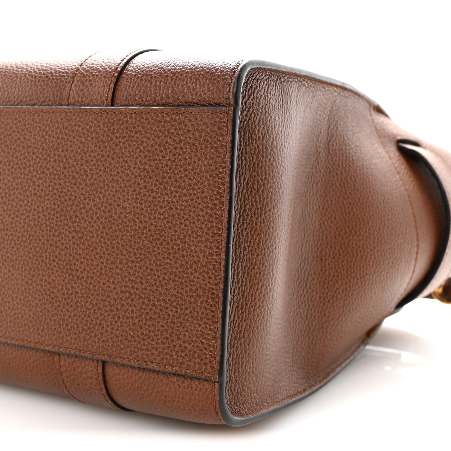 Mulberry Grain Vegetable Tanned Calfskin Small Zipped Bayswater