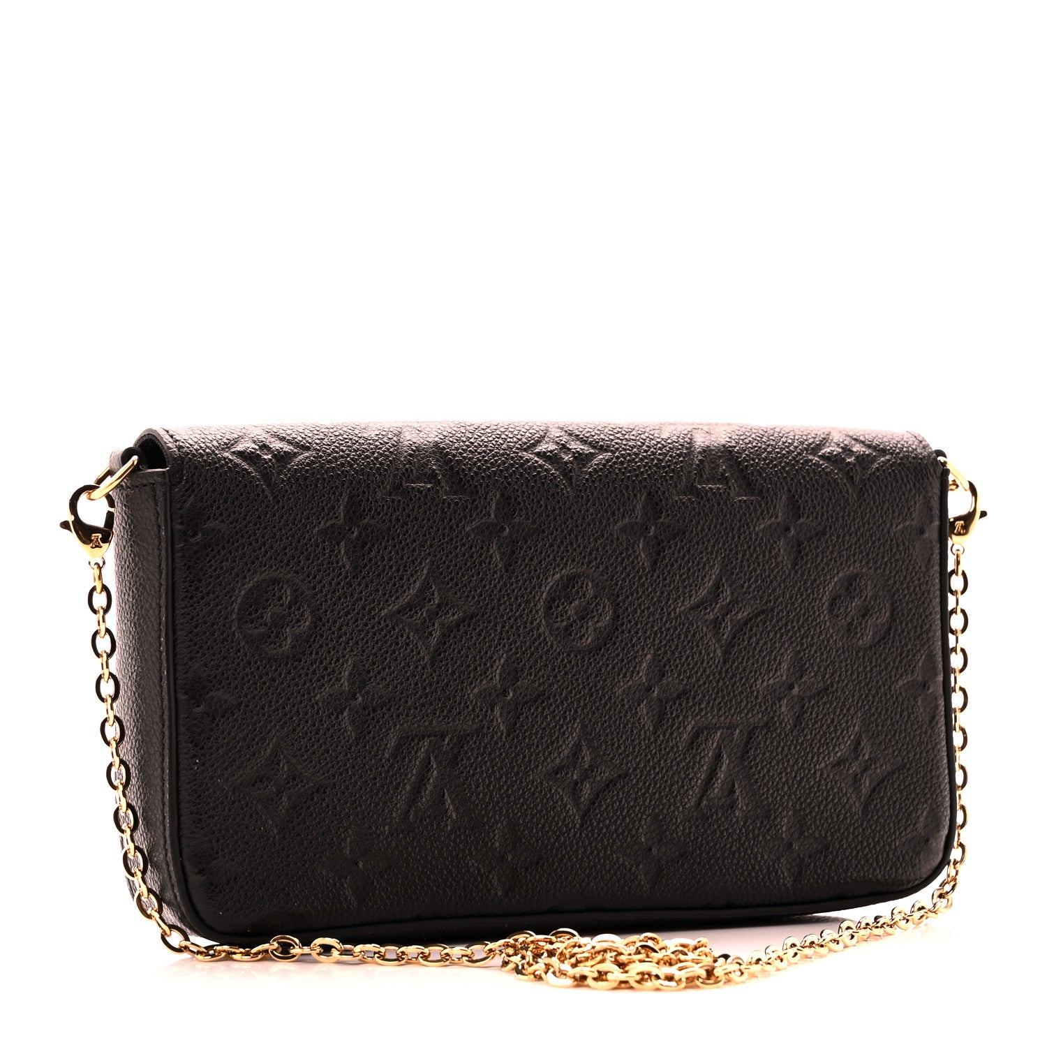 Louis Vuitton Empreinte Pochette Felicie Chain Wallet Black 5 of 11