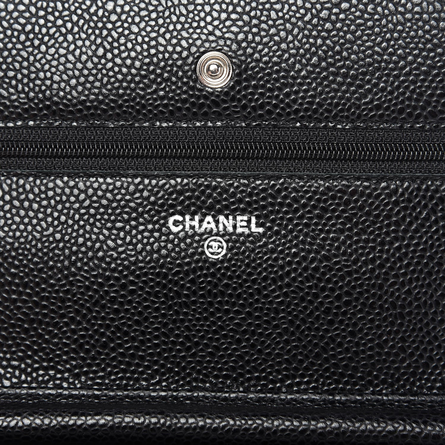 Chanel Caviar Quilted Wallet On Chain WOC Black 8 of 11