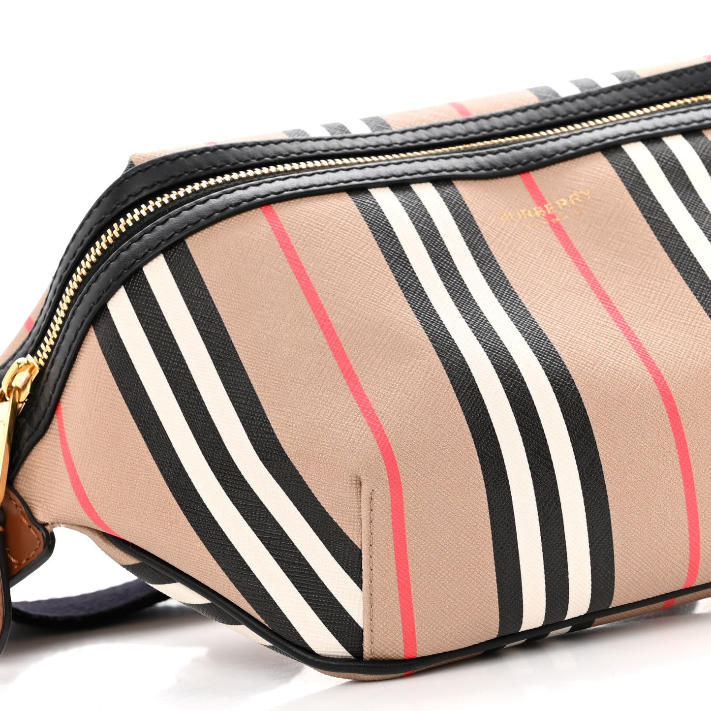 E-Canvas Icon Stripe Sonny Bum Bag Archive Beige
