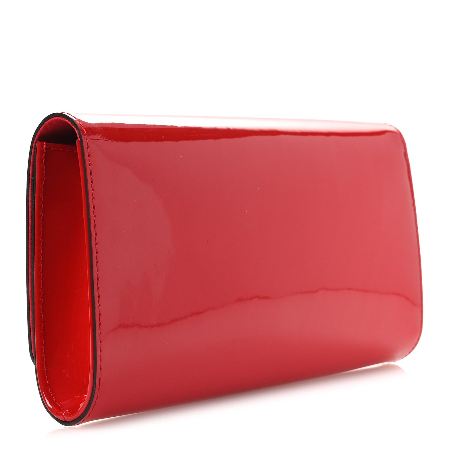 Patent Louise Clutch Cherry