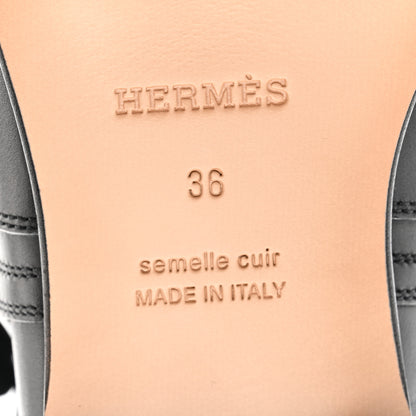 Hermes Calfskin Neo Ankle Boots 36 Black 6 of 9
