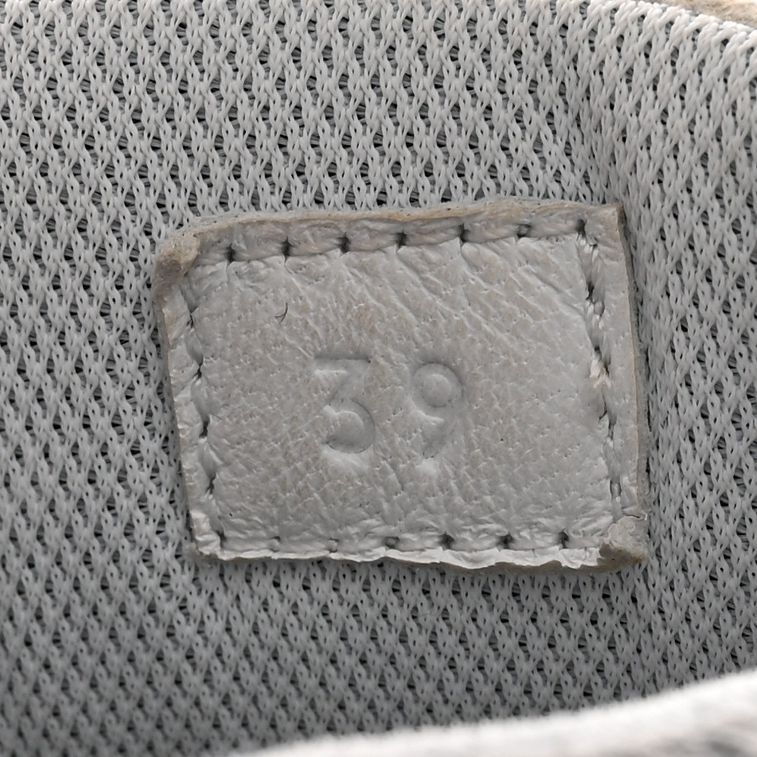 Hermes Goatskin Suede Mesh Hip-Hop High Top Sneakers 39 Gris Lulea White 7 of 12