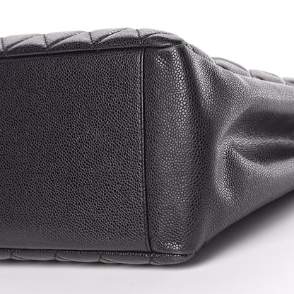 Chanel Caviar Quilted Grand Shopping Tote GST Black 7 of 15