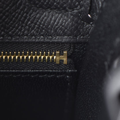 Hermes Epsom Kelly Sellier 25 Black 26 of 35
