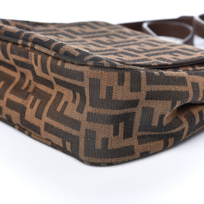 Fendi Zucca Vitello Artic Mini Messenger Bag Tobacco Castagna 9 of 10
