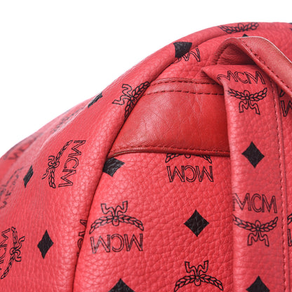 MCM Visetos Medium Sprinkle Stud Stark Backpack Corail 10 of 25