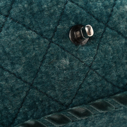 Chanel Fancy Felt Flap Teal 12 of 12