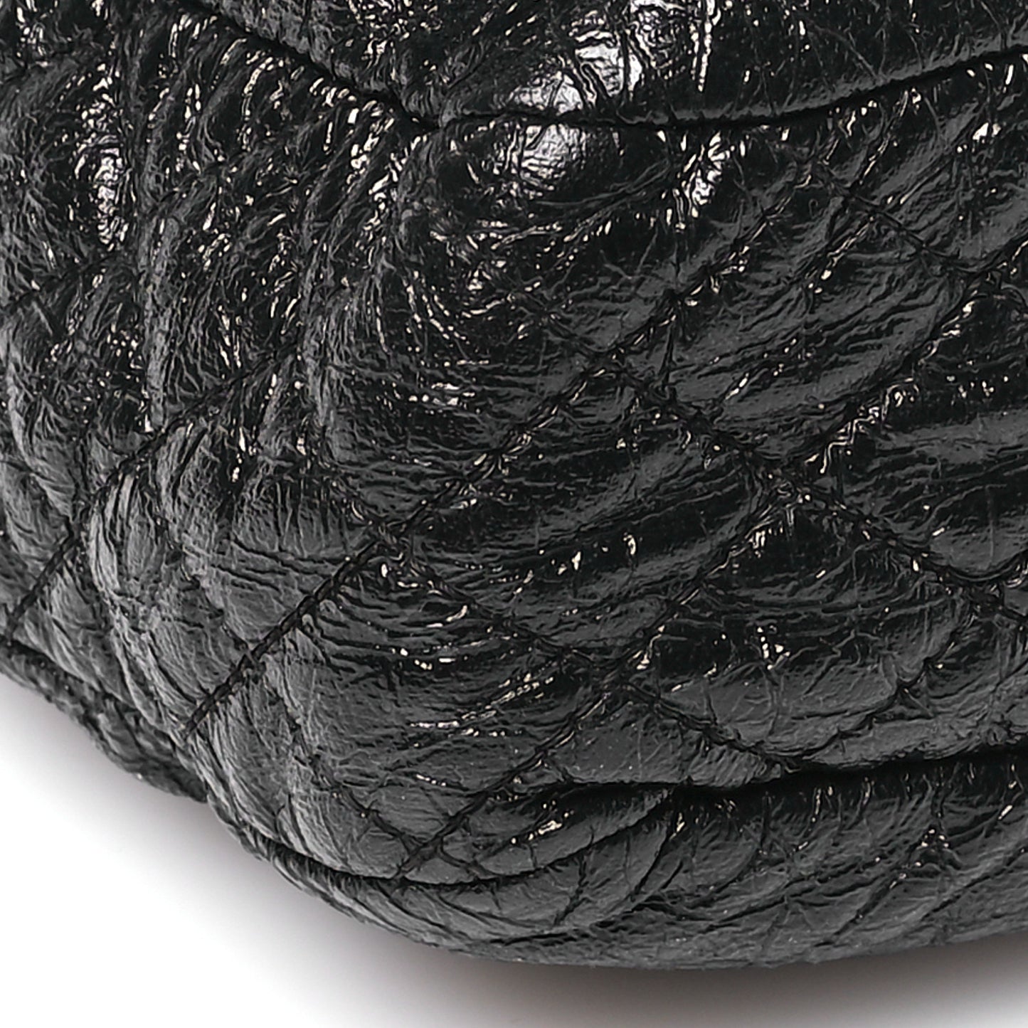 Vinyl Medium Rock and Chain Flap Black
