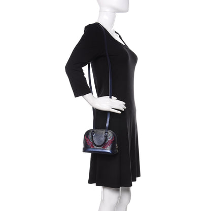 Louis Vuitton Epi Sequins Flame Alma Nano Blue Nuit 2 of 8