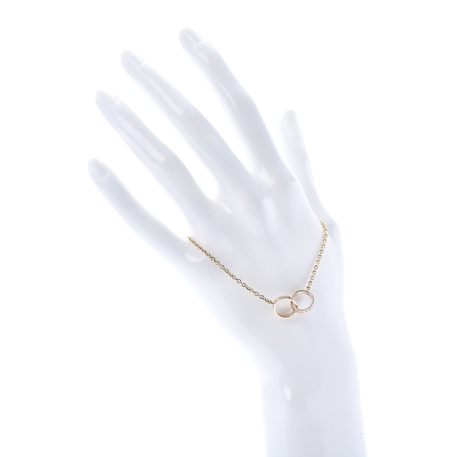Cartier 18K Pink Gold Interlocking LOVE Bracelet 2 of 5