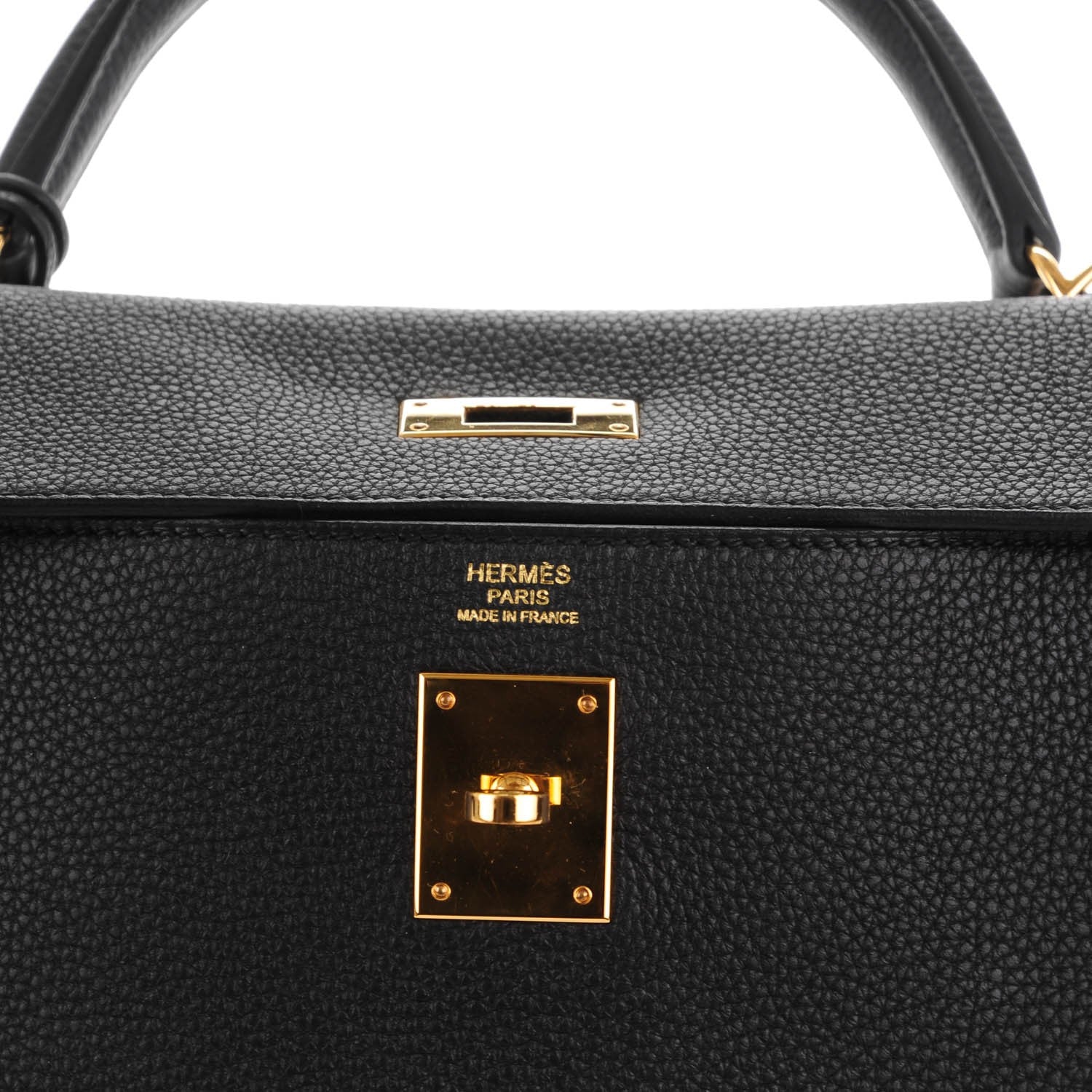 Hermes Togo Kelly Retourne 32 Black 8 of 22