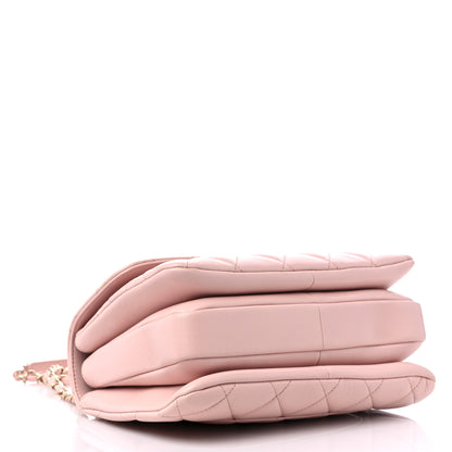 Chanel Lambskin Quilted Small Trendy Chain CC Flap Dual Handle Bag Light Pink 4 of 9