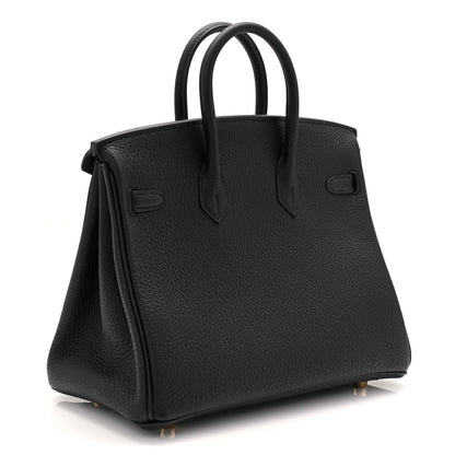 Hermes Togo Birkin 25 Black 3 of 30