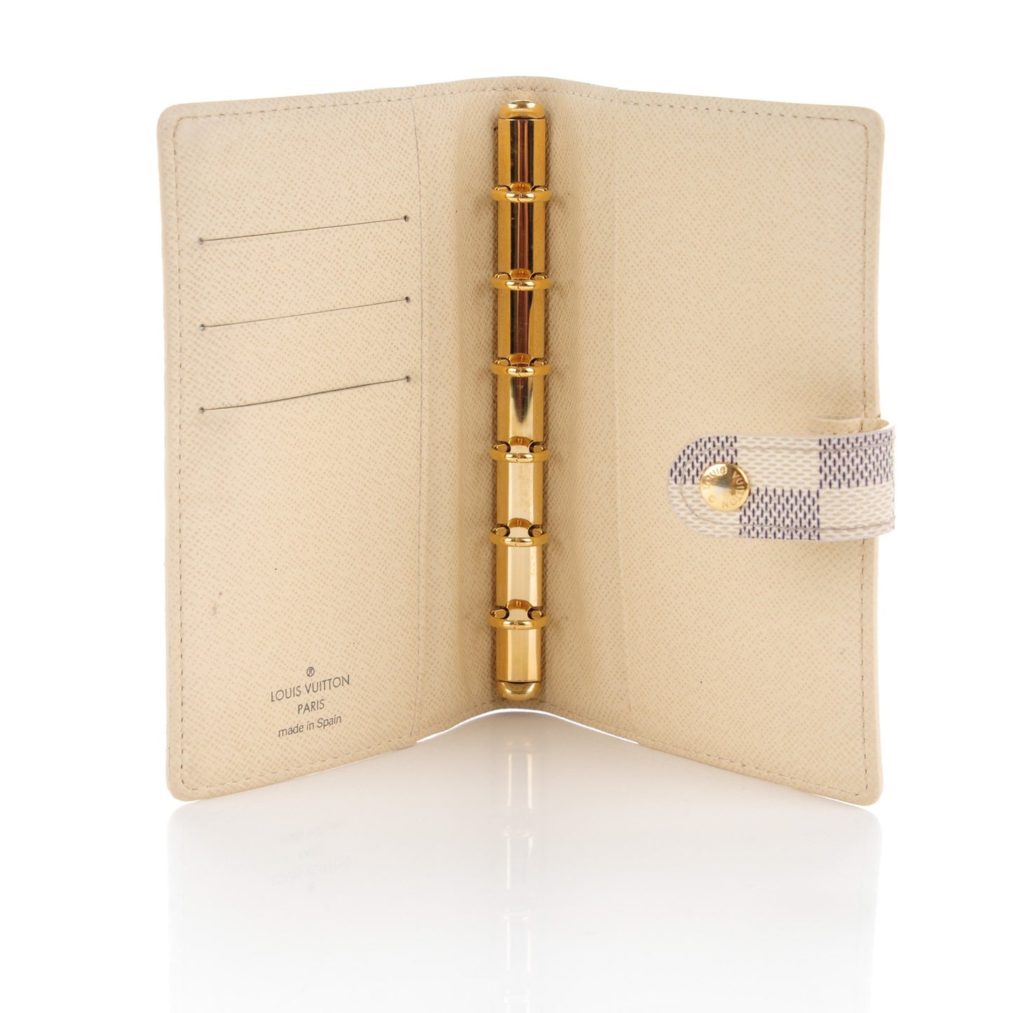 Damier Azur Small Ring Agenda Cover