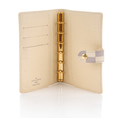Louis Vuitton Damier Azur Small Ring Agenda Cover 5 of 7