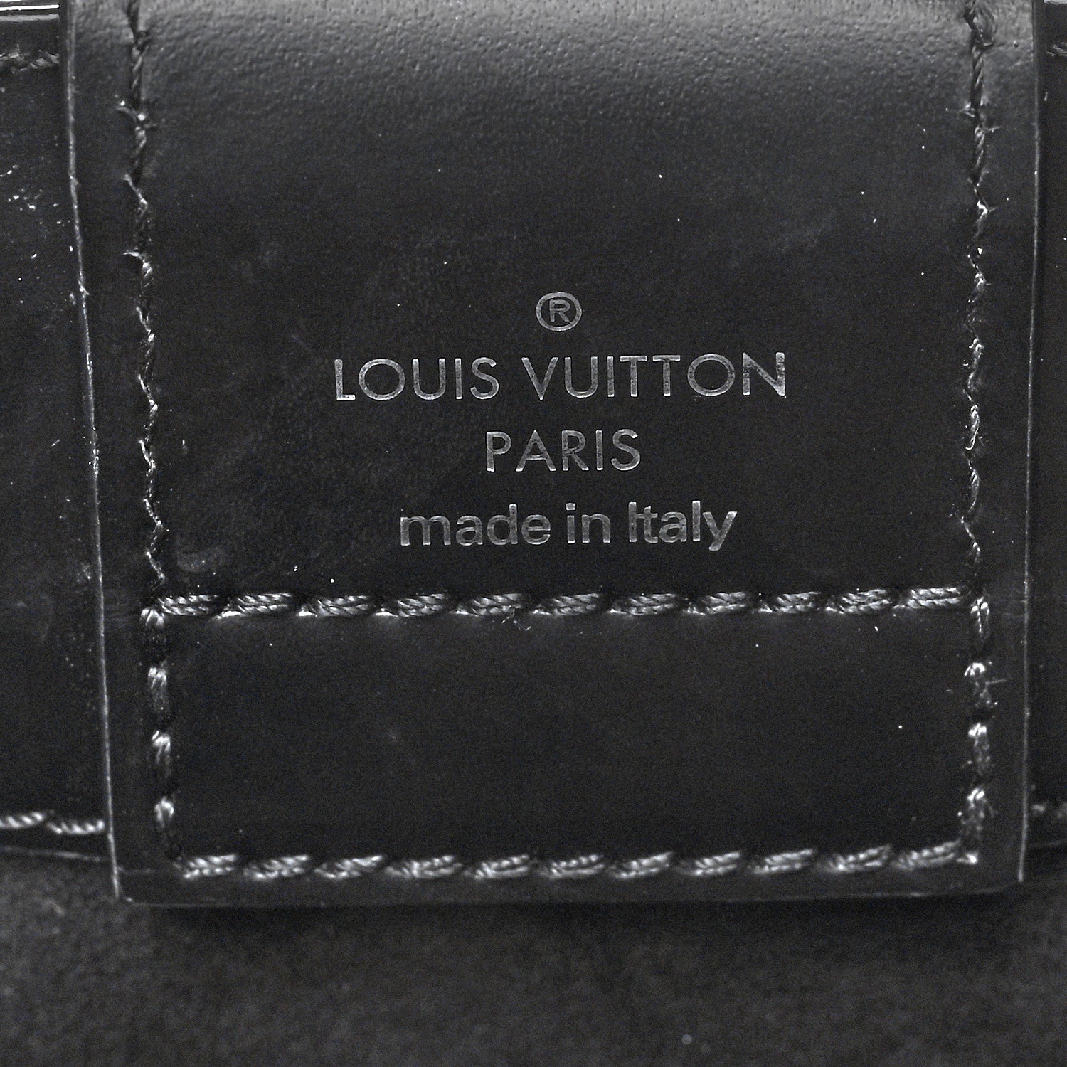 Louis Vuitton Epi Kleber MM Black 7 of 10