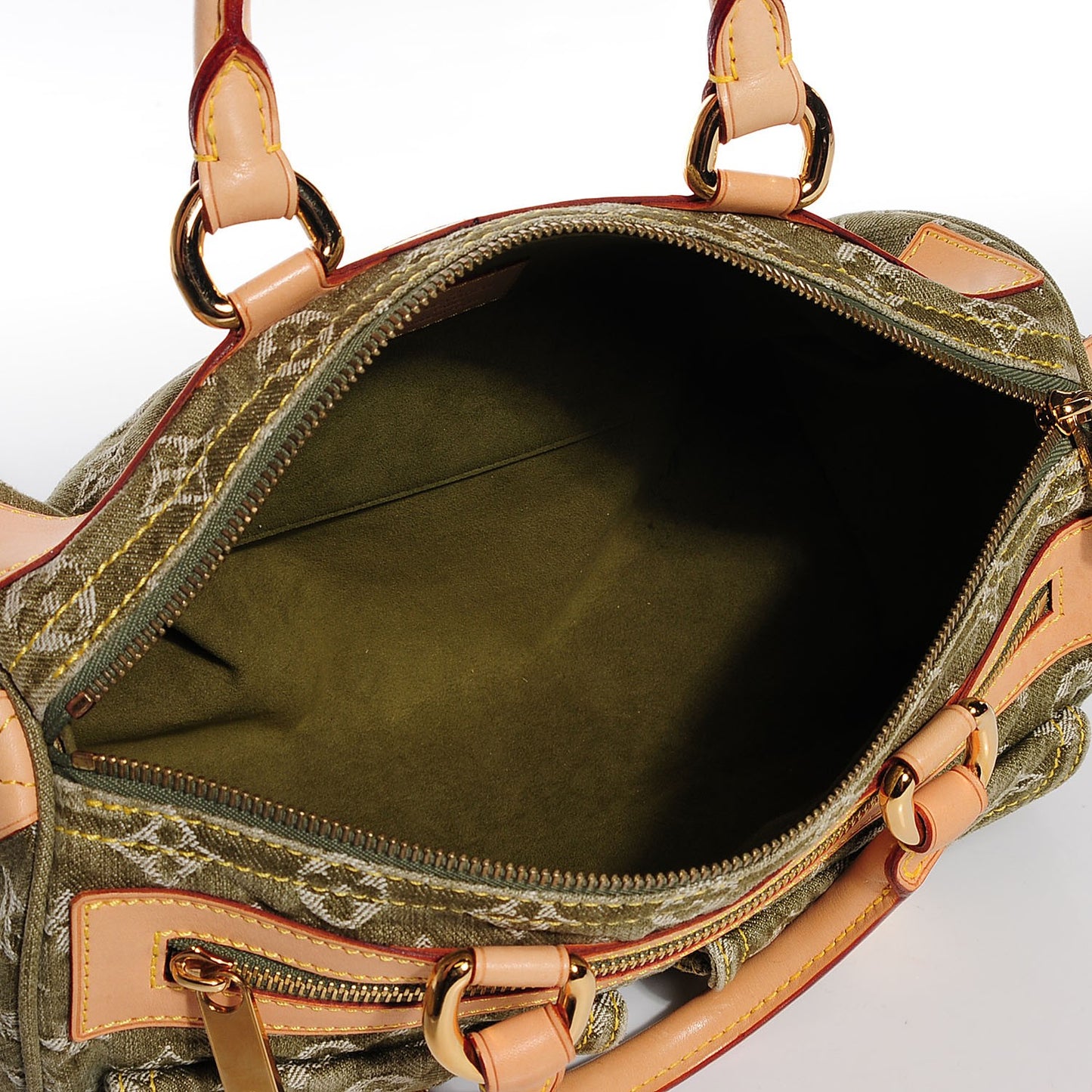 Monogram Denim Neo Speedy Lichen