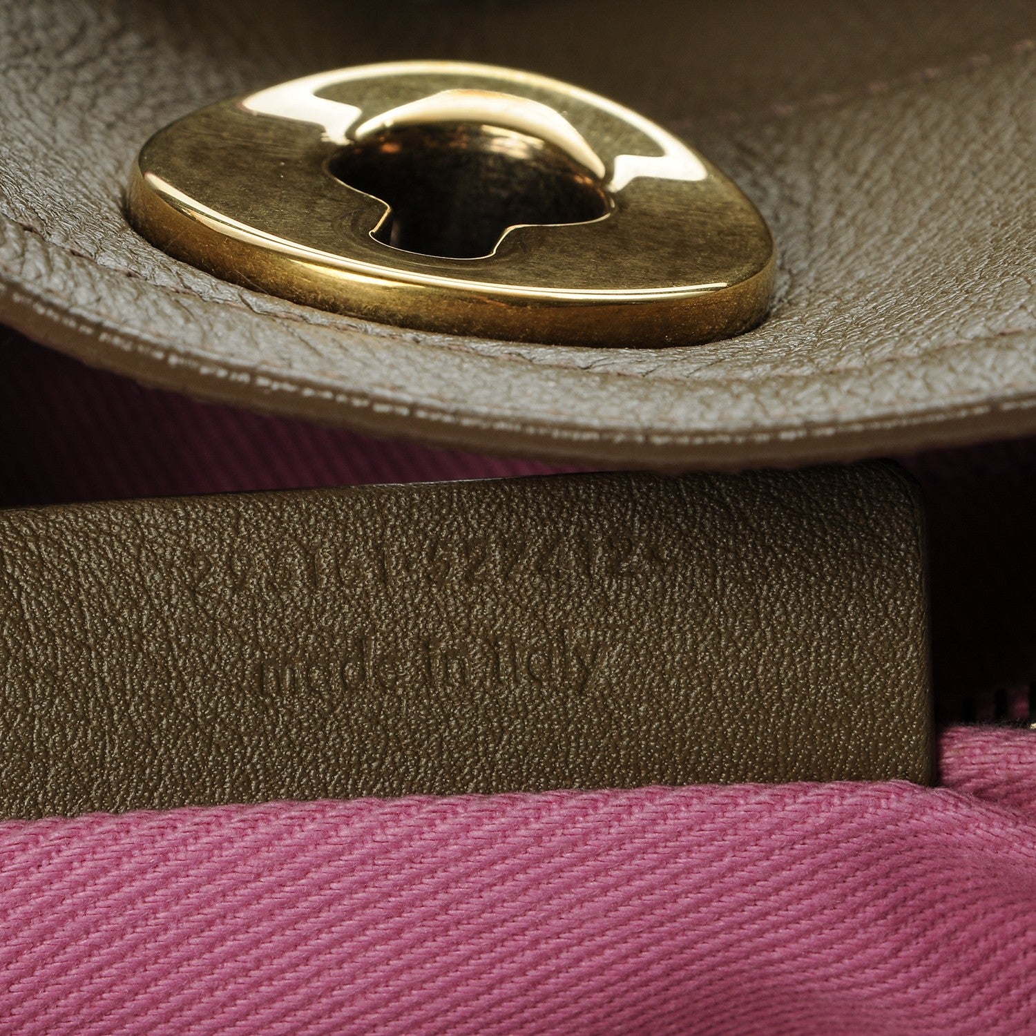 Saint Laurent Calfskin Canvas Medium Muse Two Taupe Pink 7 of 12