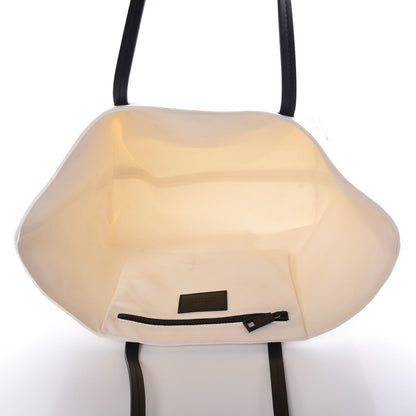 Versace Canvas Logo Tote Black White 5 of 10