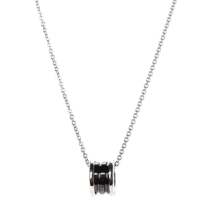 Bulgari Sterling Silver Ceramic Save The Children Pendant Necklace 1 of 5
