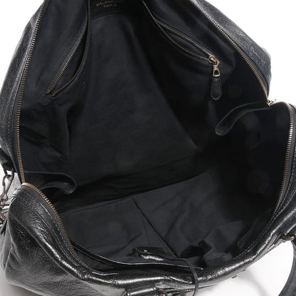 Balenciaga Agneau 24Hour Voyage Travel Bag Black 9 of 14