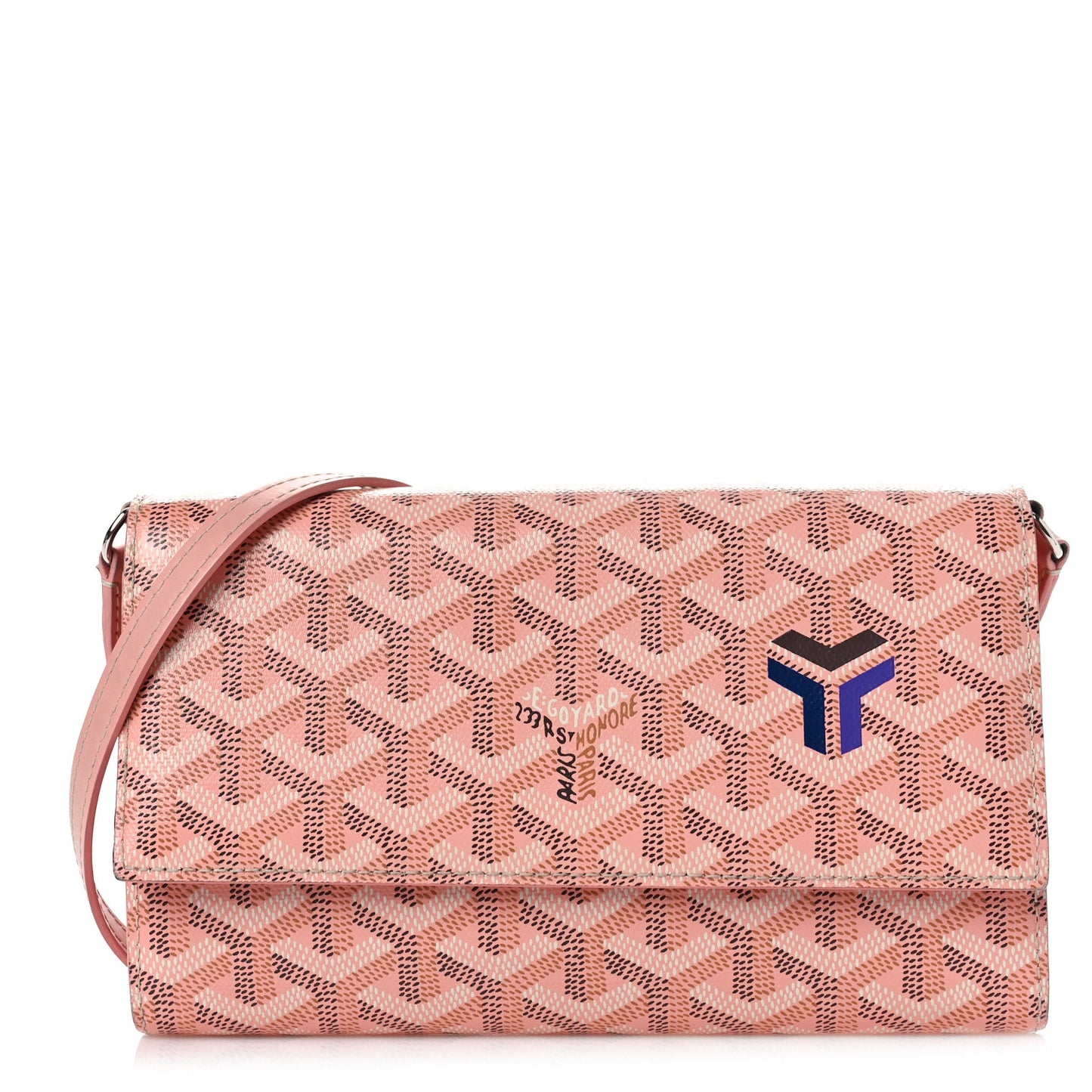 Goyardine Varenne Continental Wallet Pink