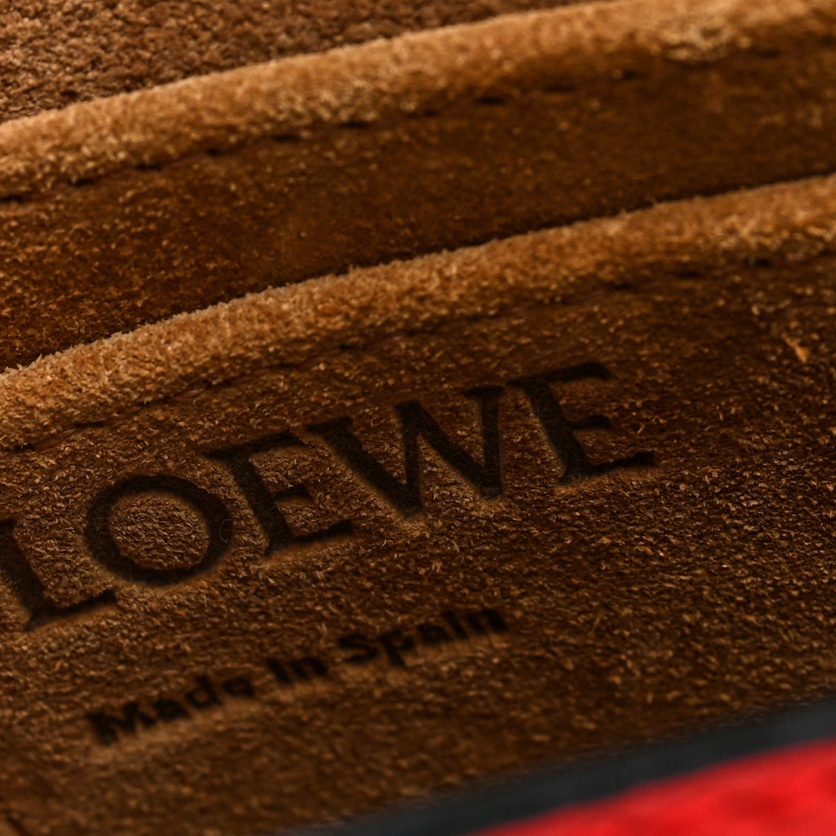 Loewe Grained Calfskin Mini Gate Crossbody Bag Scarlet Burnt Red 5 of 8