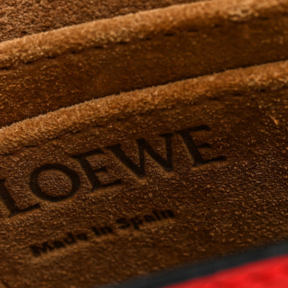 Loewe Grained Calfskin Mini Gate Crossbody Bag Scarlet Burnt Red 5 of 8