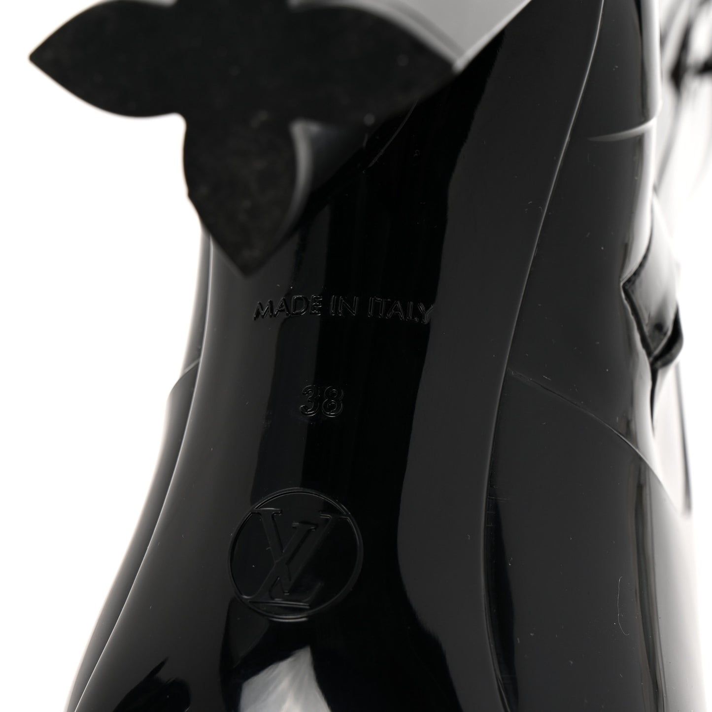 Rubber Silhouette Ankle Boots 38 Black