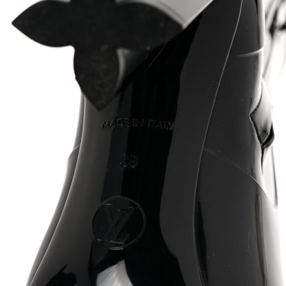Louis Vuitton Rubber Silhouette Ankle Boots 38 Black 7 of 11