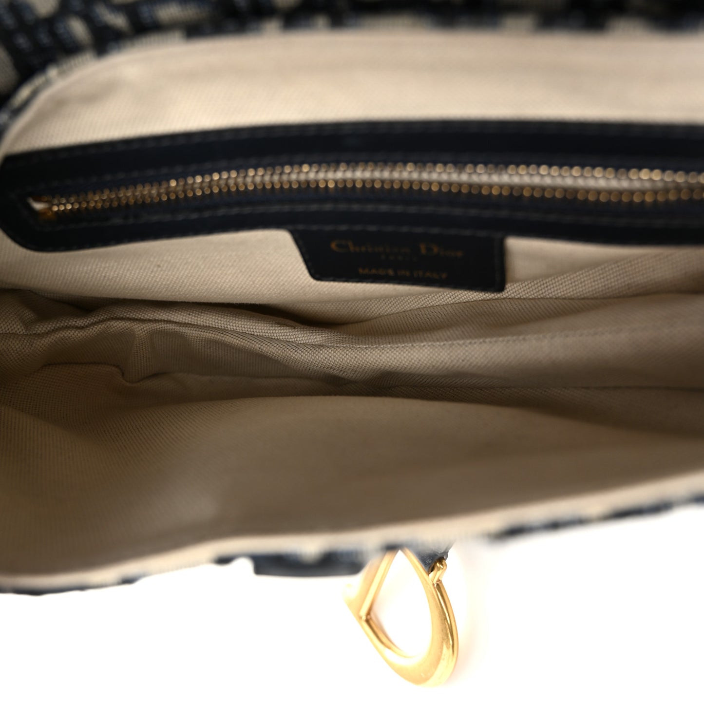 Oblique Saddle Bag Blue
