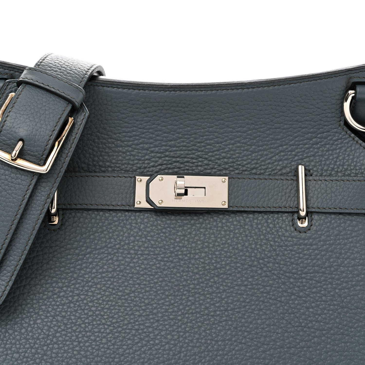 Hermes Taurillon Clemence Jypsiere 31 Bleu Ocean 8 of 17