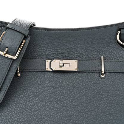 Hermes Taurillon Clemence Jypsiere 31 Bleu Ocean 8 of 17
