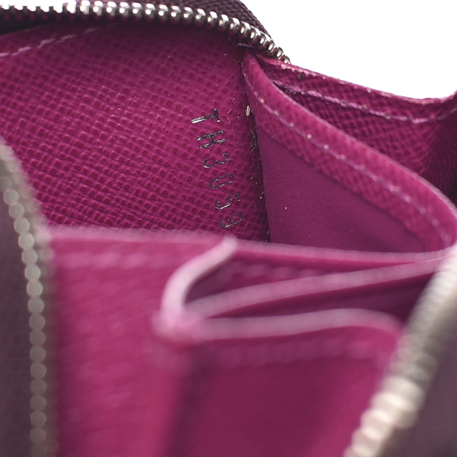 Louis Vuitton Epi Zippy Coin Purse Cassis 7 of 8
