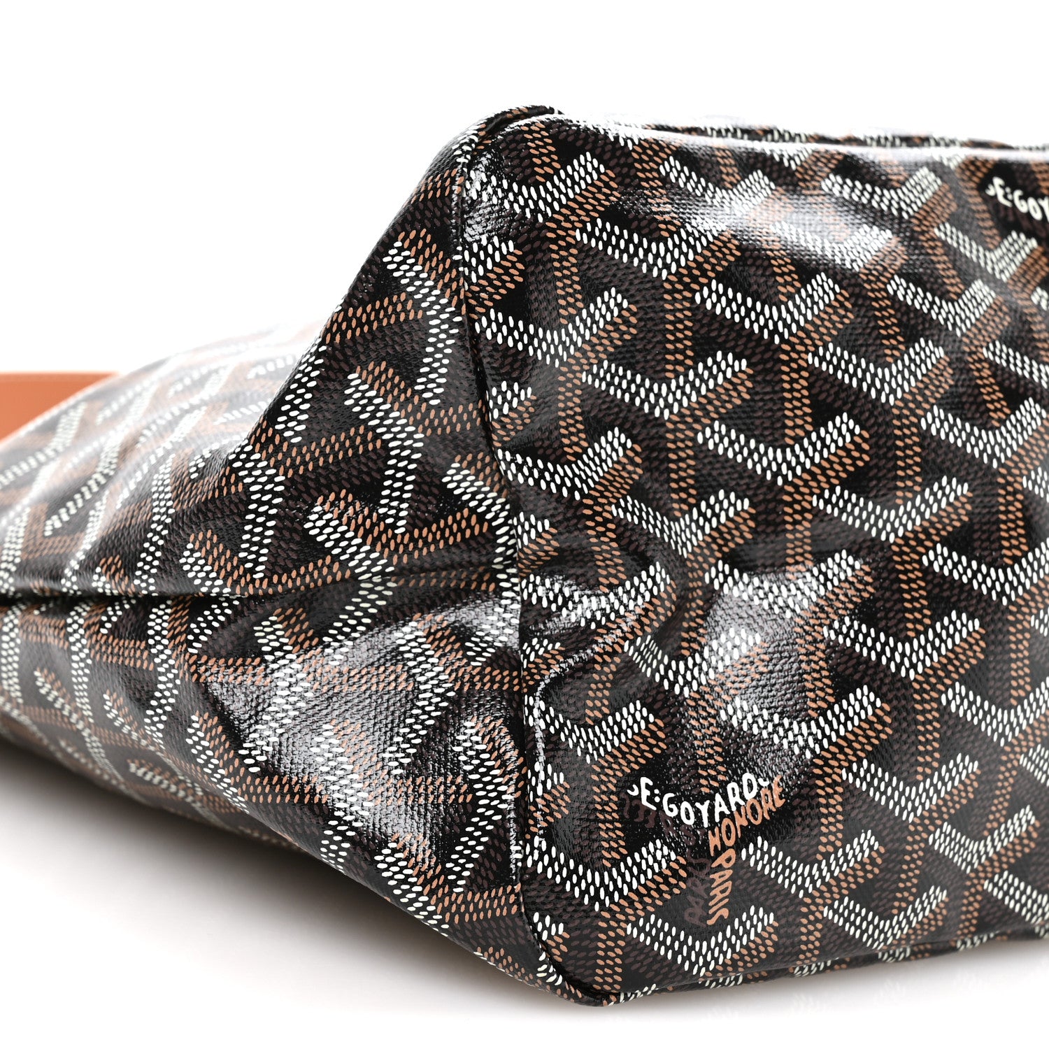 Goyard Goyardine Boheme Hobo Black Gold 8 of 9