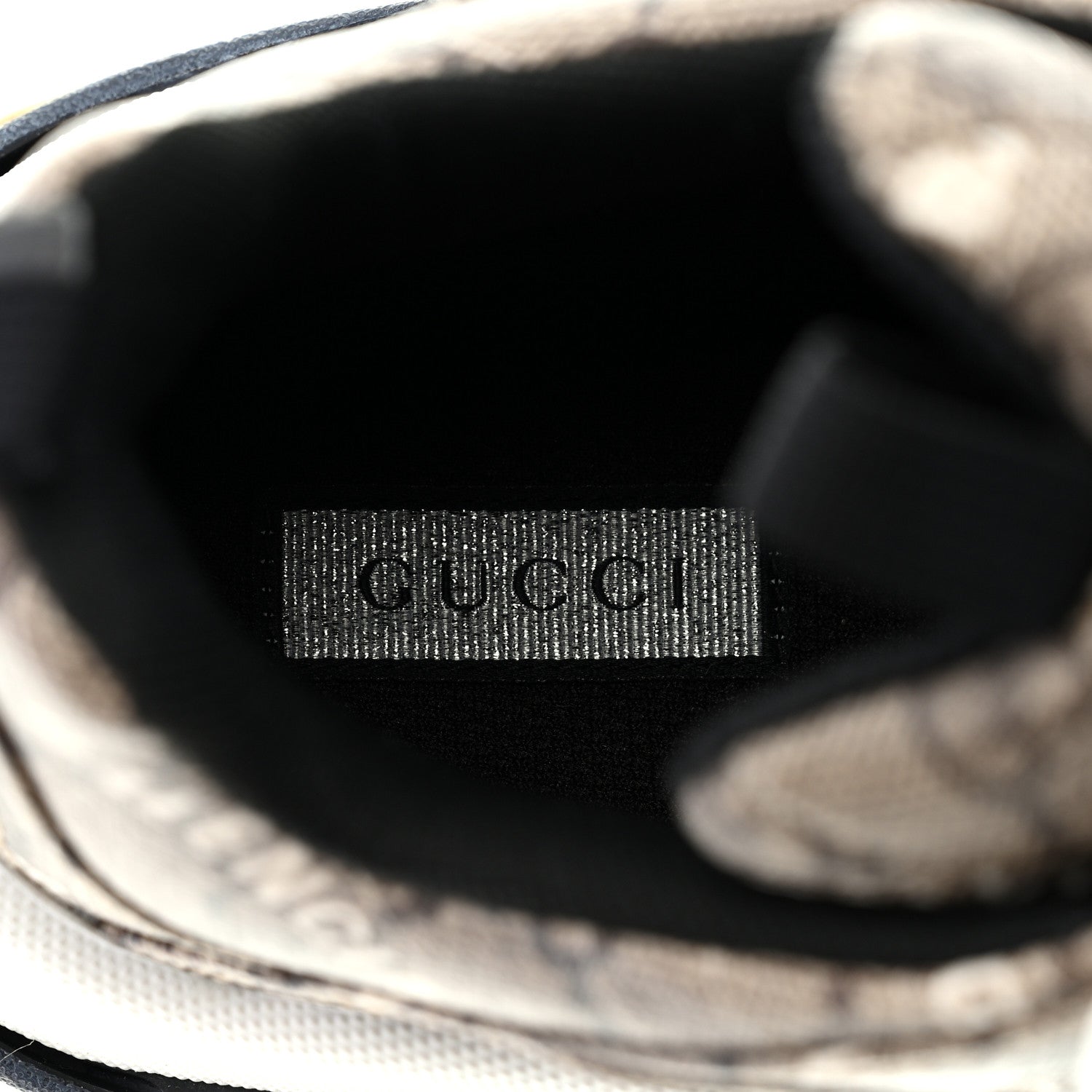 Balenciaga X GUCCI GG Supreme Monogram Allover Logo Womens Triple S Sneakers 38 Beige Ebony Mystic White 7 of 9