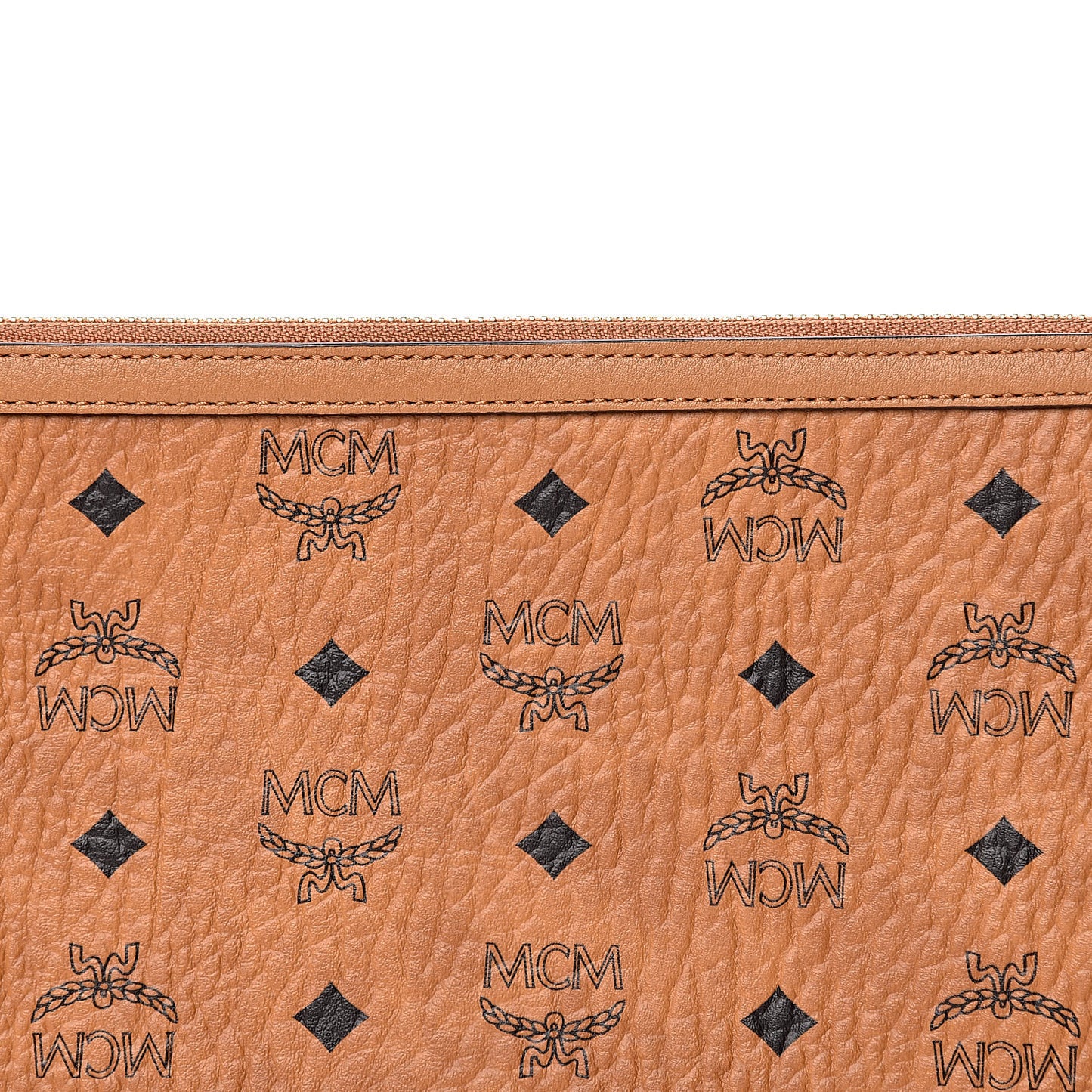 Visetos Liz Shopper Tote Pouch Cognac
