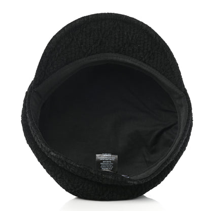 Chanel Viscose Silk Quilted CC Cap M Black 8 of 8