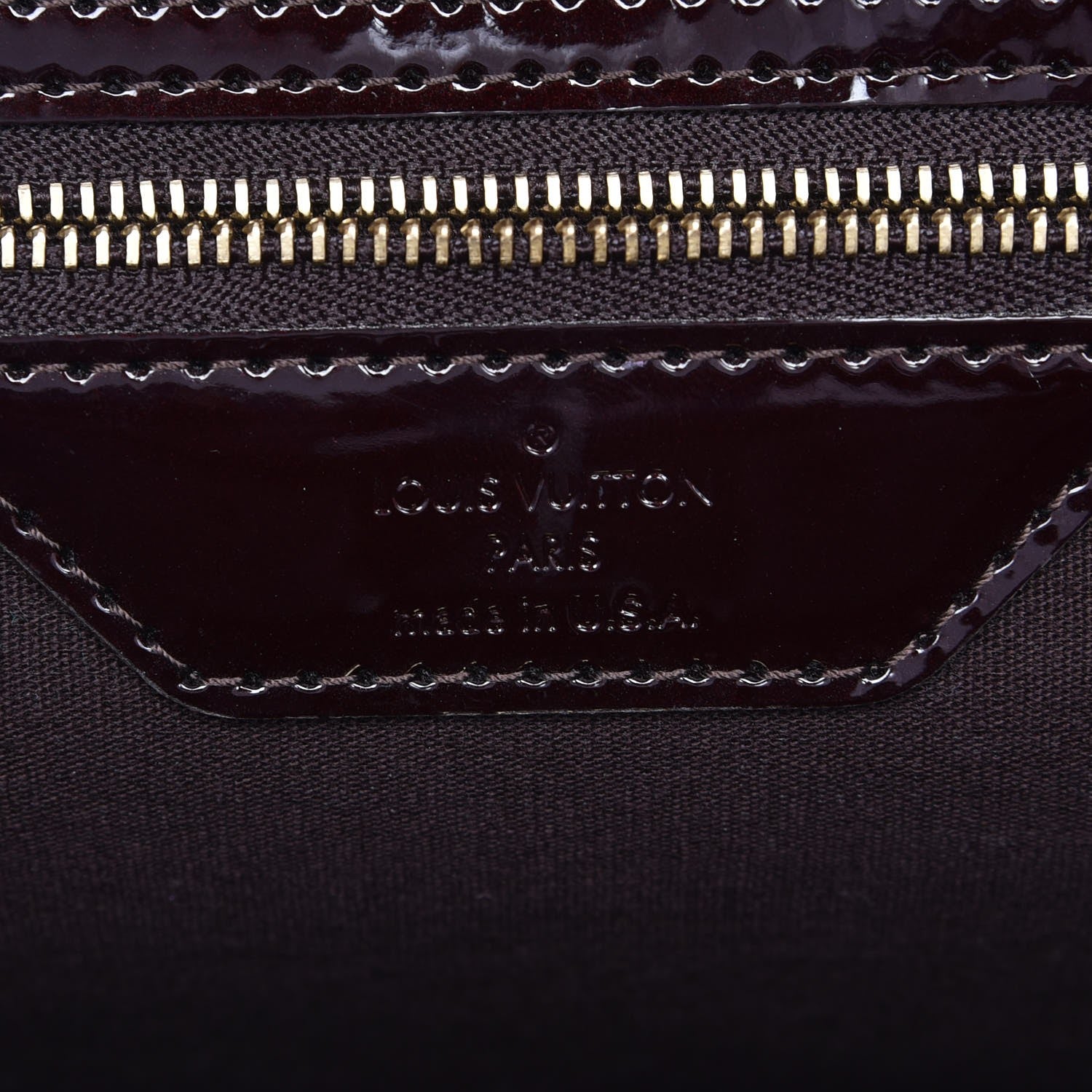 Louis Vuitton Vernis Wilshire MM Amarante 6 of 6