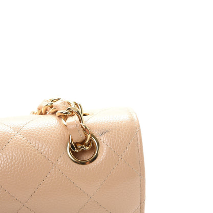 Chanel Caviar Quilted Jumbo Double Flap Beige Clair 9 of 12