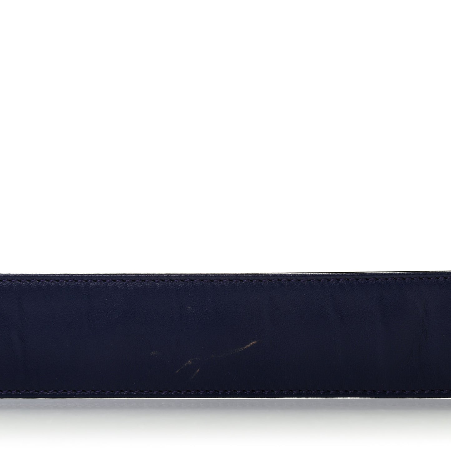 Lambskin Crystal Studded Shoulder Strap Blue