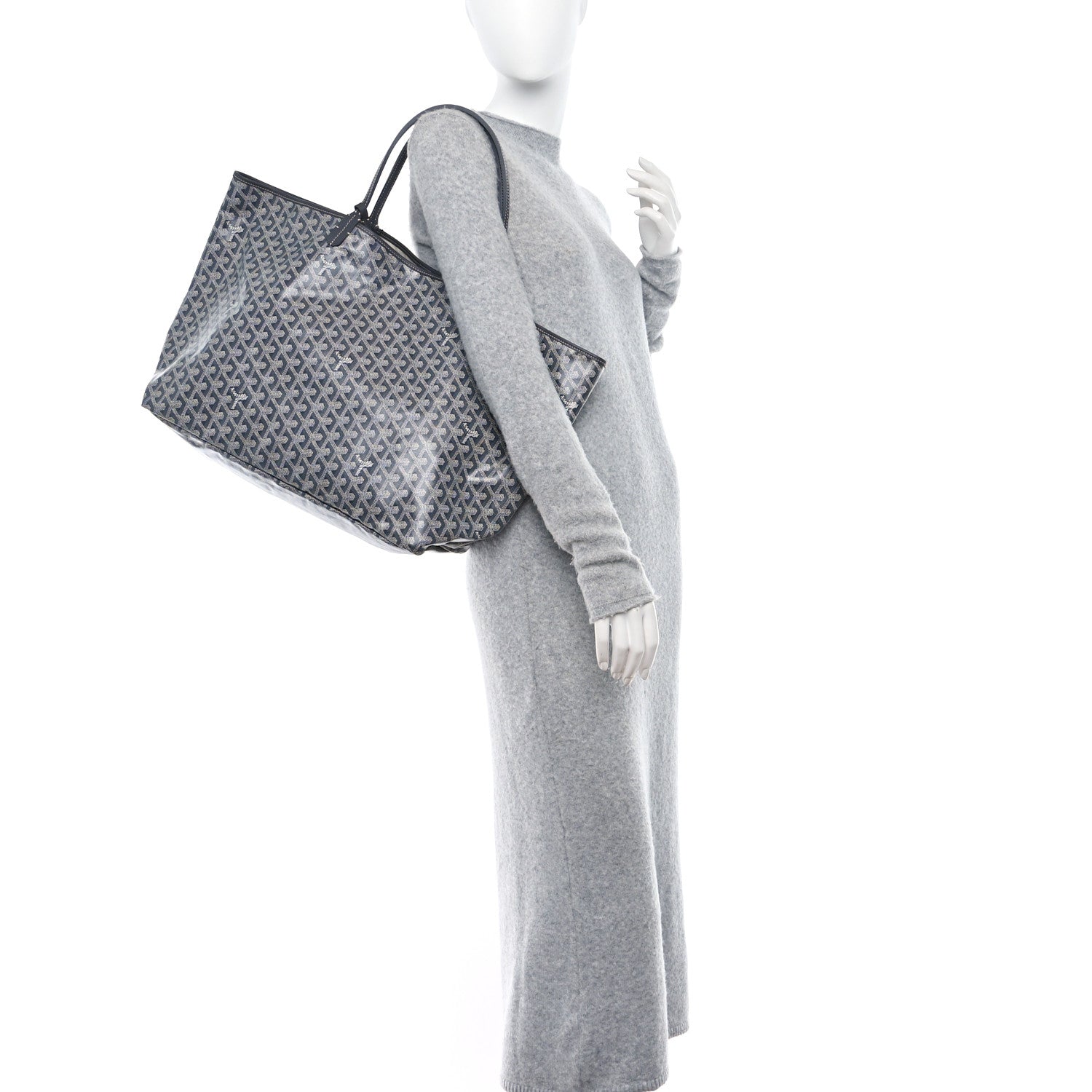 Goyard Goyardine Saint Louis GM Grey 2 of 11