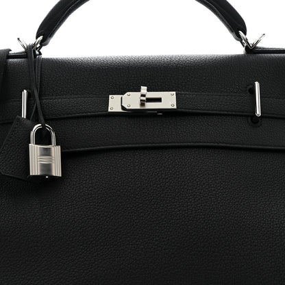 Hermes Togo Maxi Kelly Retourne 42 Black 9 of 12
